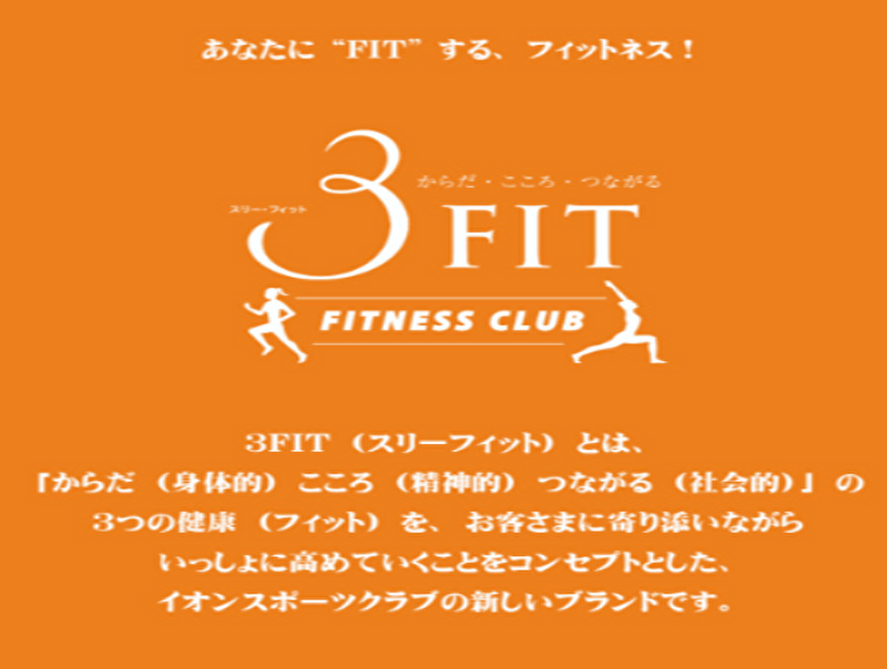 イオンスポーツクラブ 3FIT 古川橋駅前店
